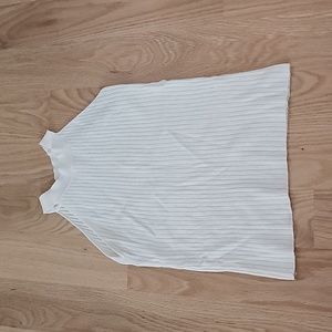 Zara white sweater tank